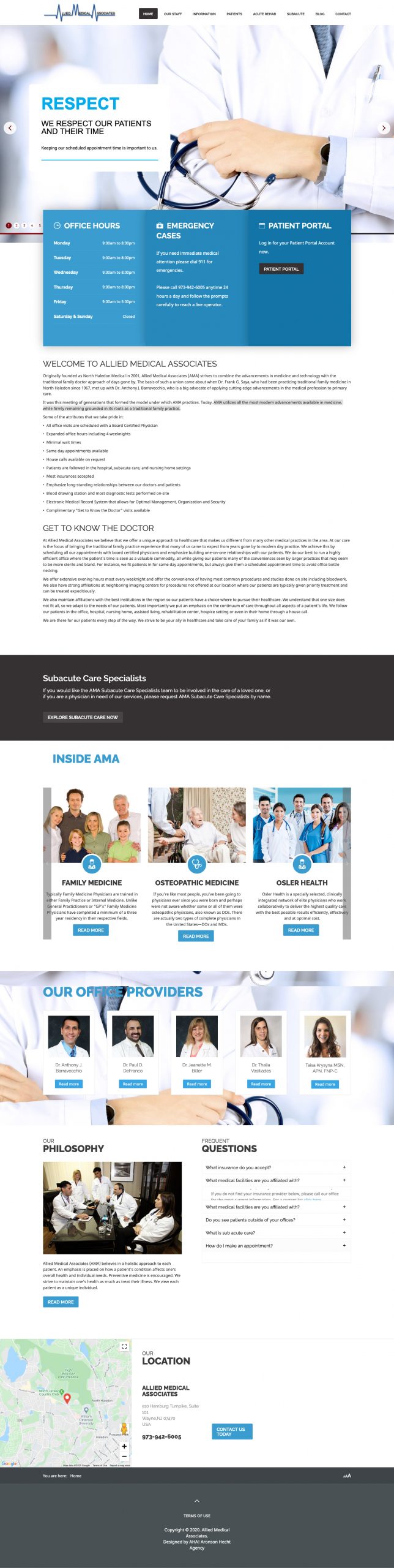 Medical Practice Website Design