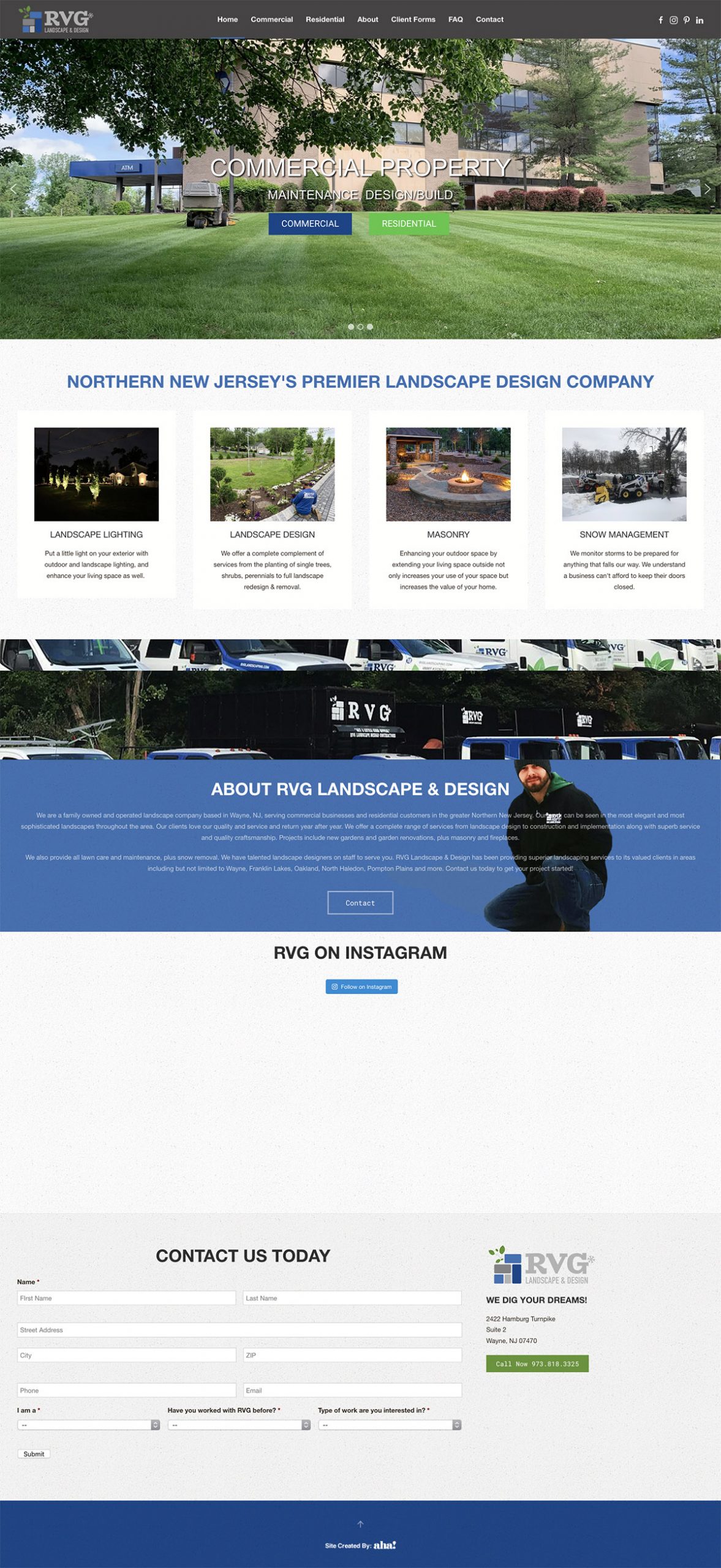 Landscaping COmpany Website Design