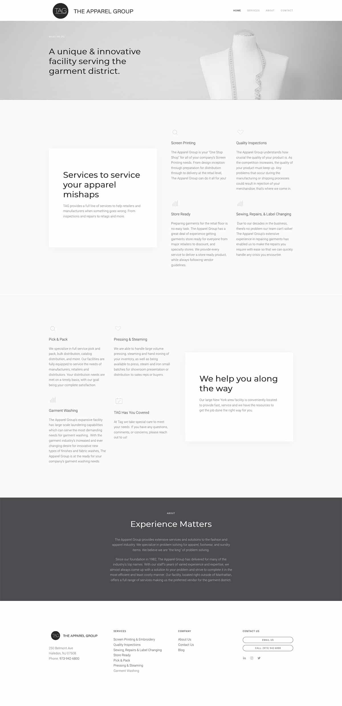 The apparel Group redesigned