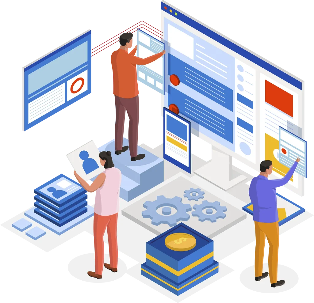 Web SEO Isometric copy