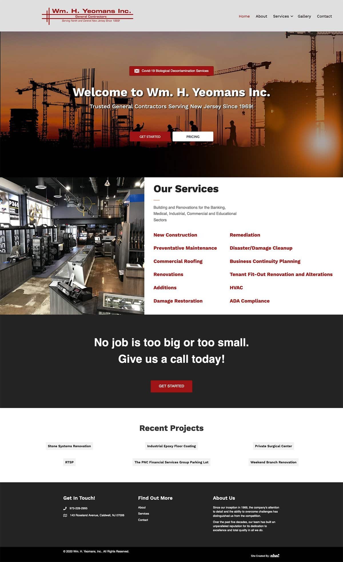 General Contratcor Website Design