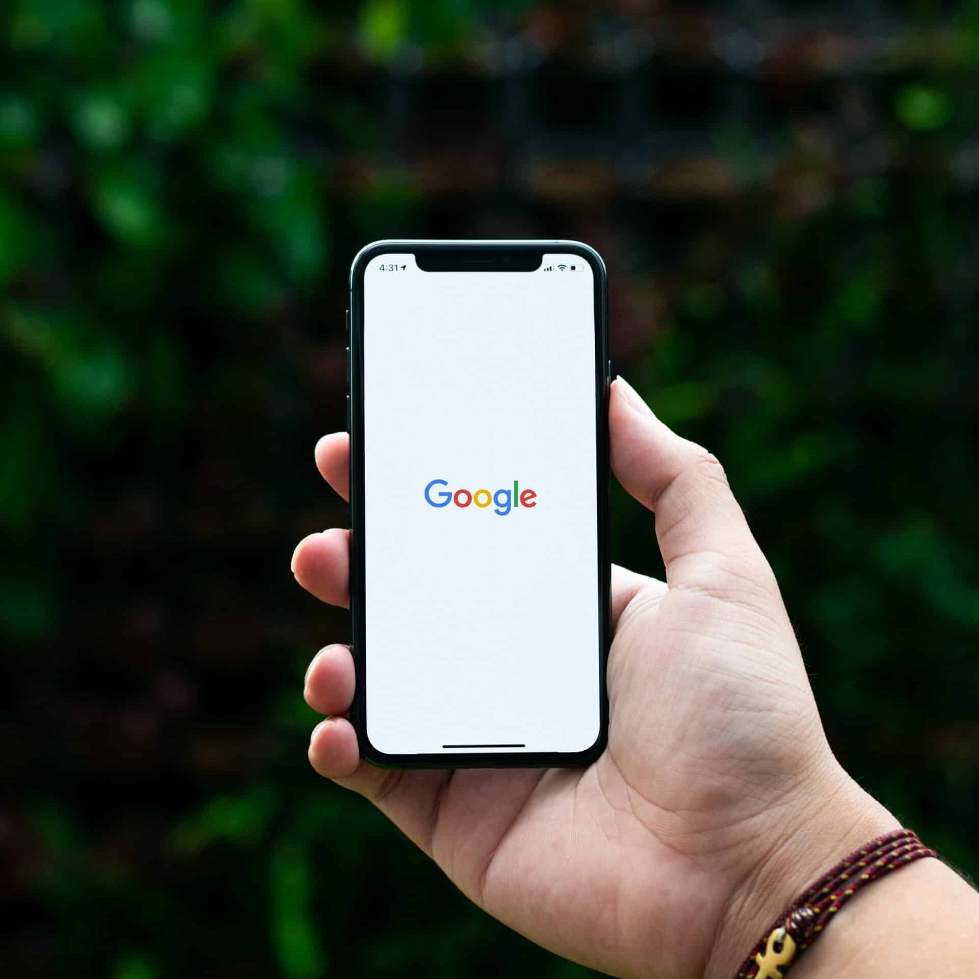 Google on phone